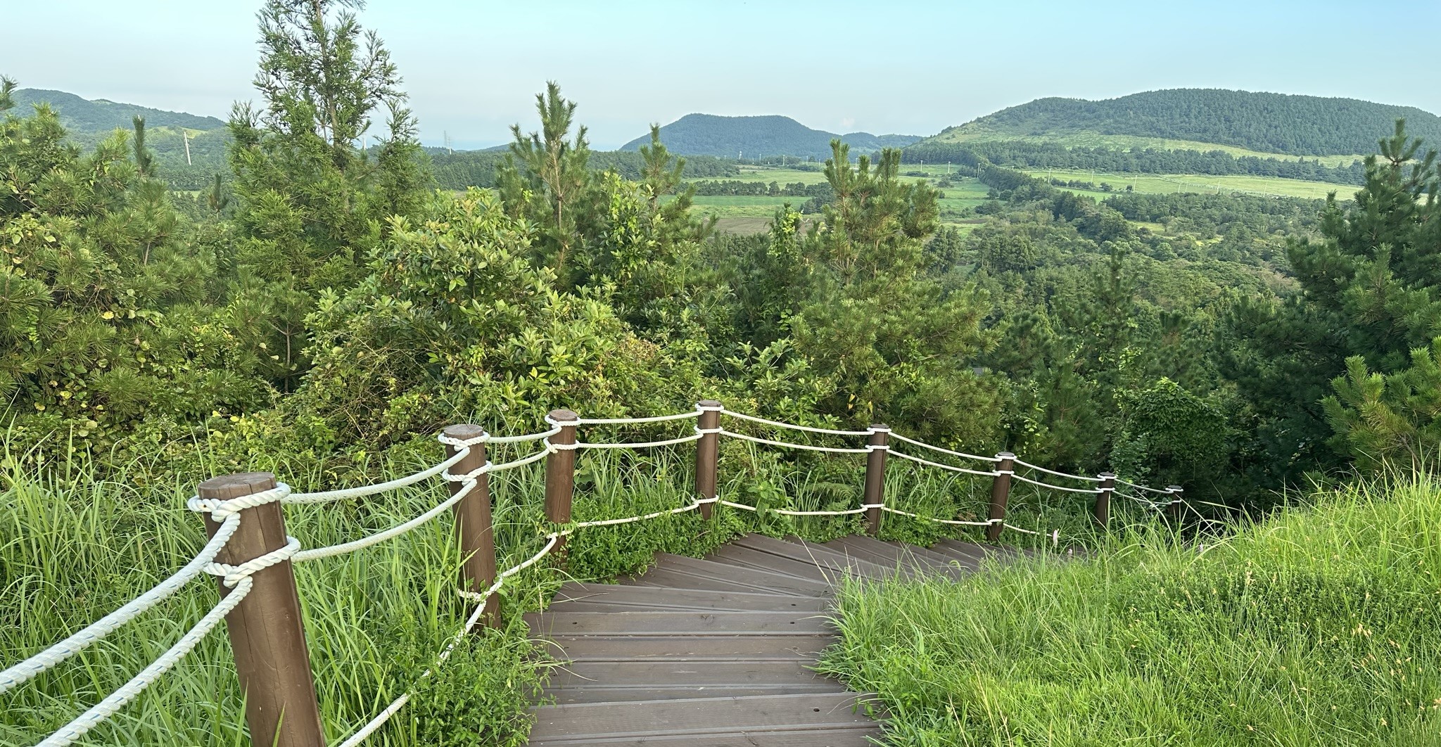 오름 내려가는길