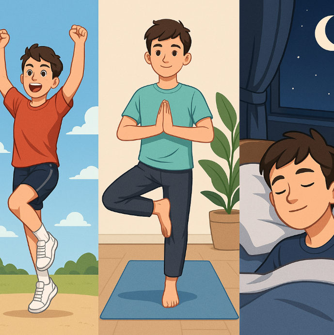 10대 키 성장 자극하는 습관 3가지 (점프, 요가, 수면)