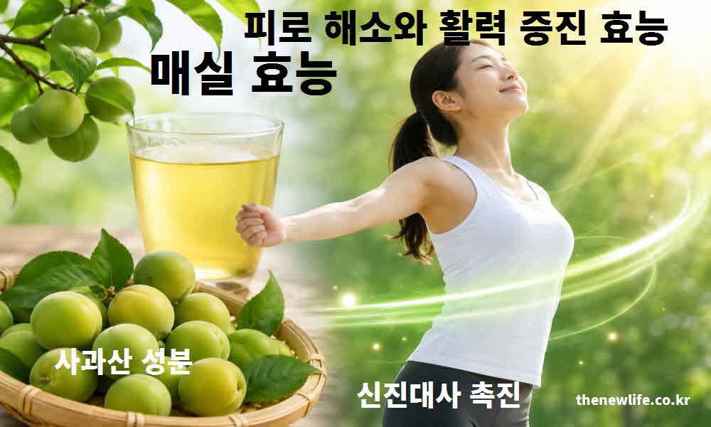 매실 효능 피로 해소 활력 증진