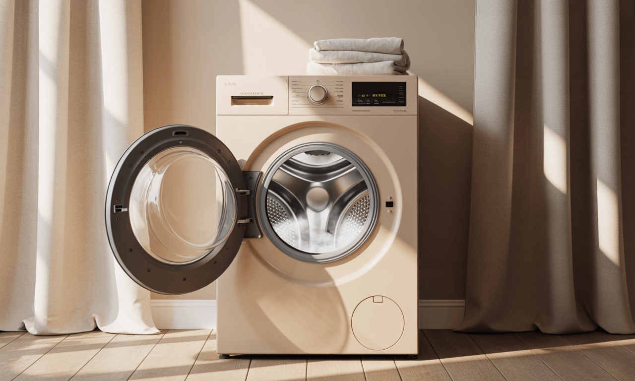 세탁기-냄새-드럼세탁기-문-열어놓은-모습