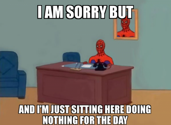 sit here and do nothing