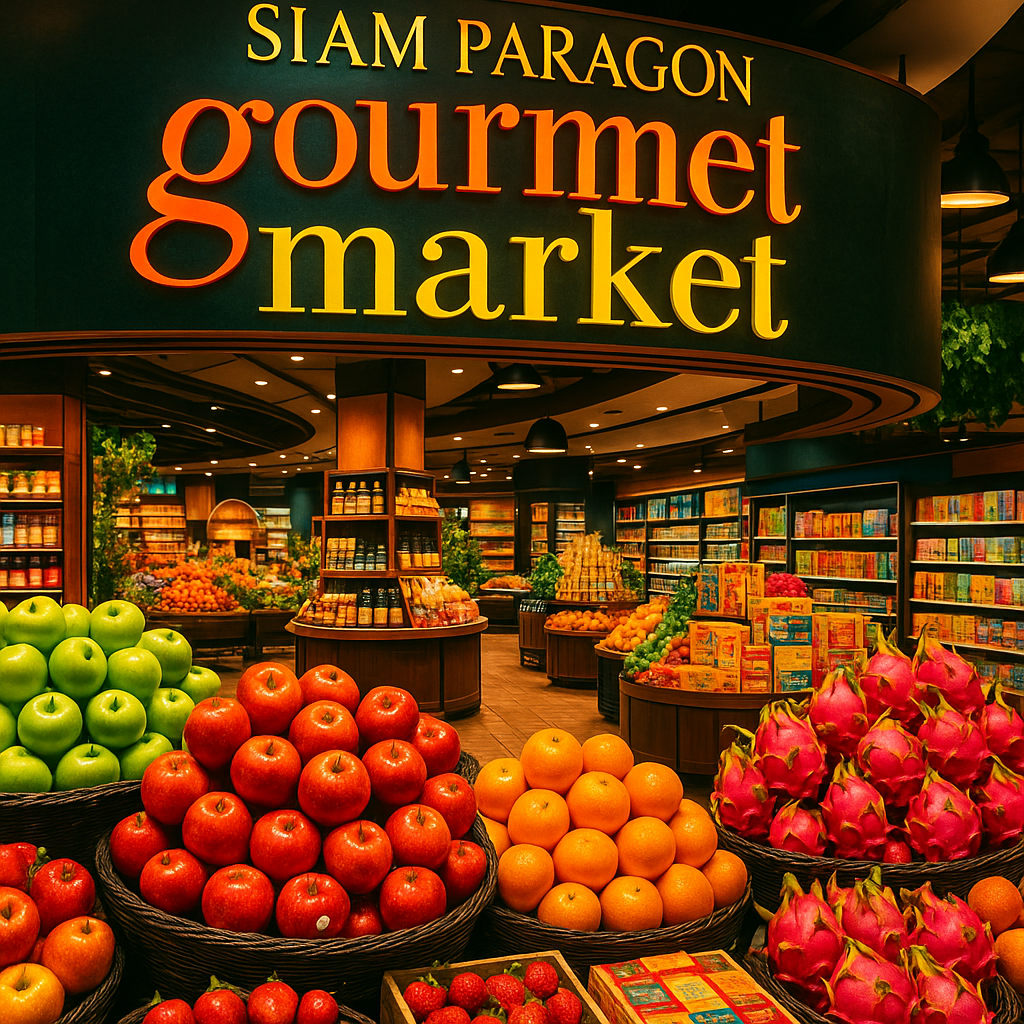 태국 방콕 시암파라곤 고메마켓