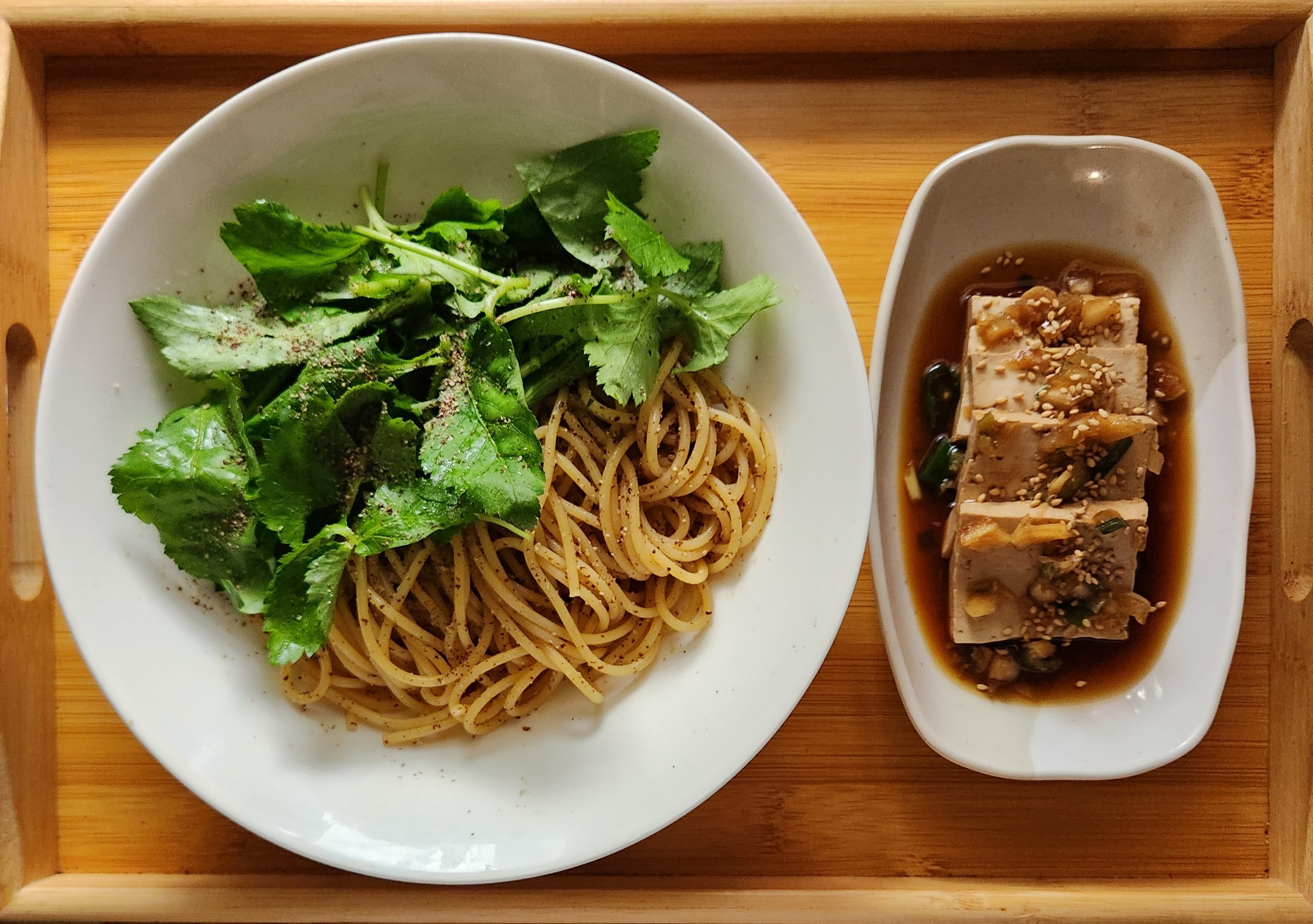 참나물 냉파스타