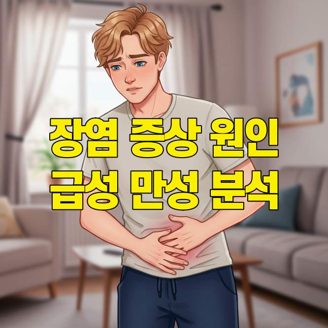 장염 증상 원인 급성부터 만성까지
