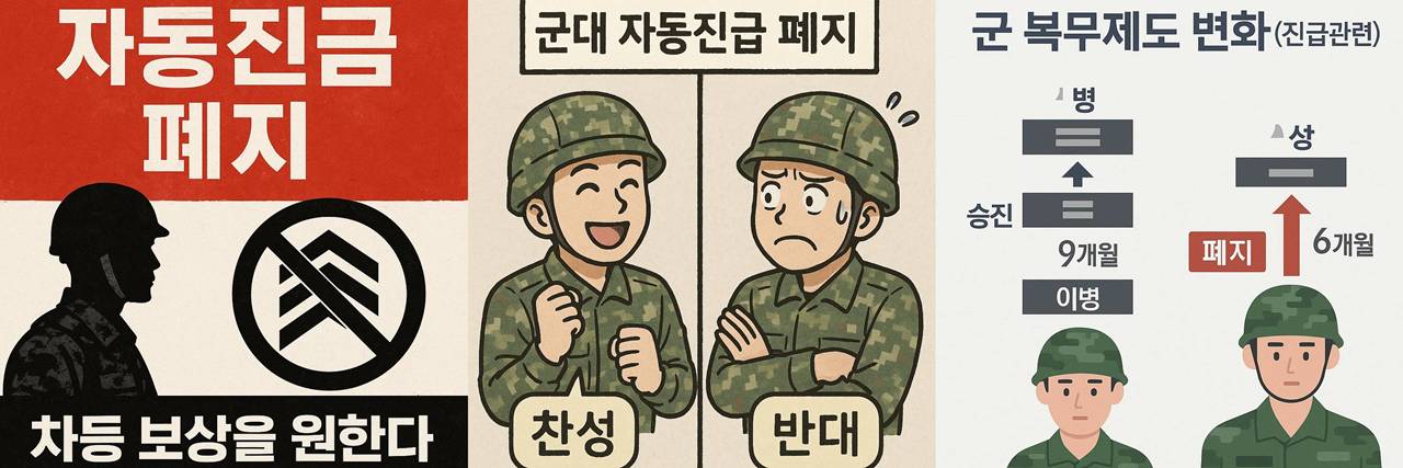군대 자동진급 폐지, 자동진급 폐지 찬반, 군 진급 제도 변화