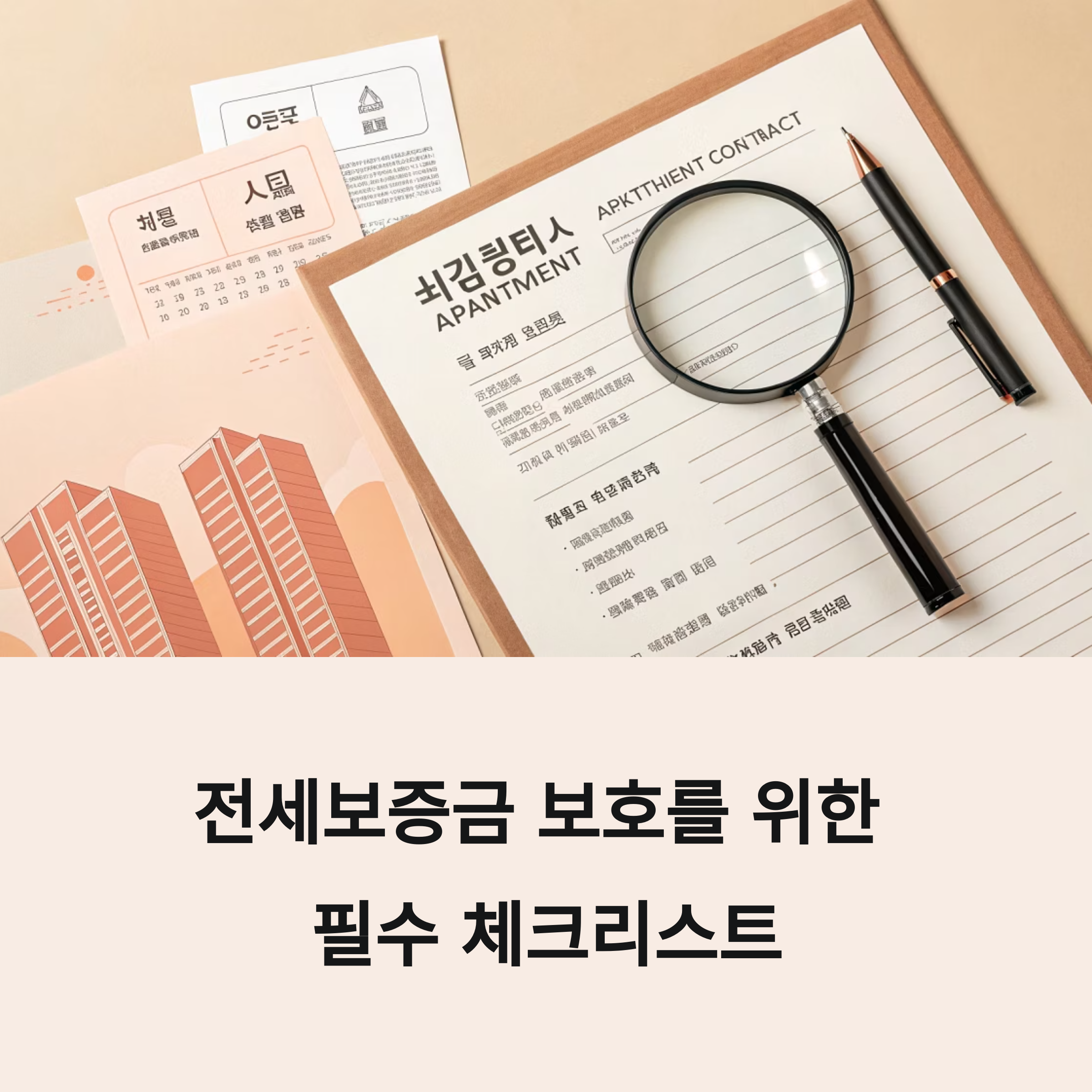 전세계약 전 필수 체크포인트