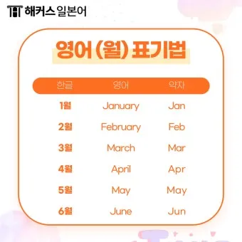 3월달 영어로 월별 영어 이름과 어울리는 단어_10