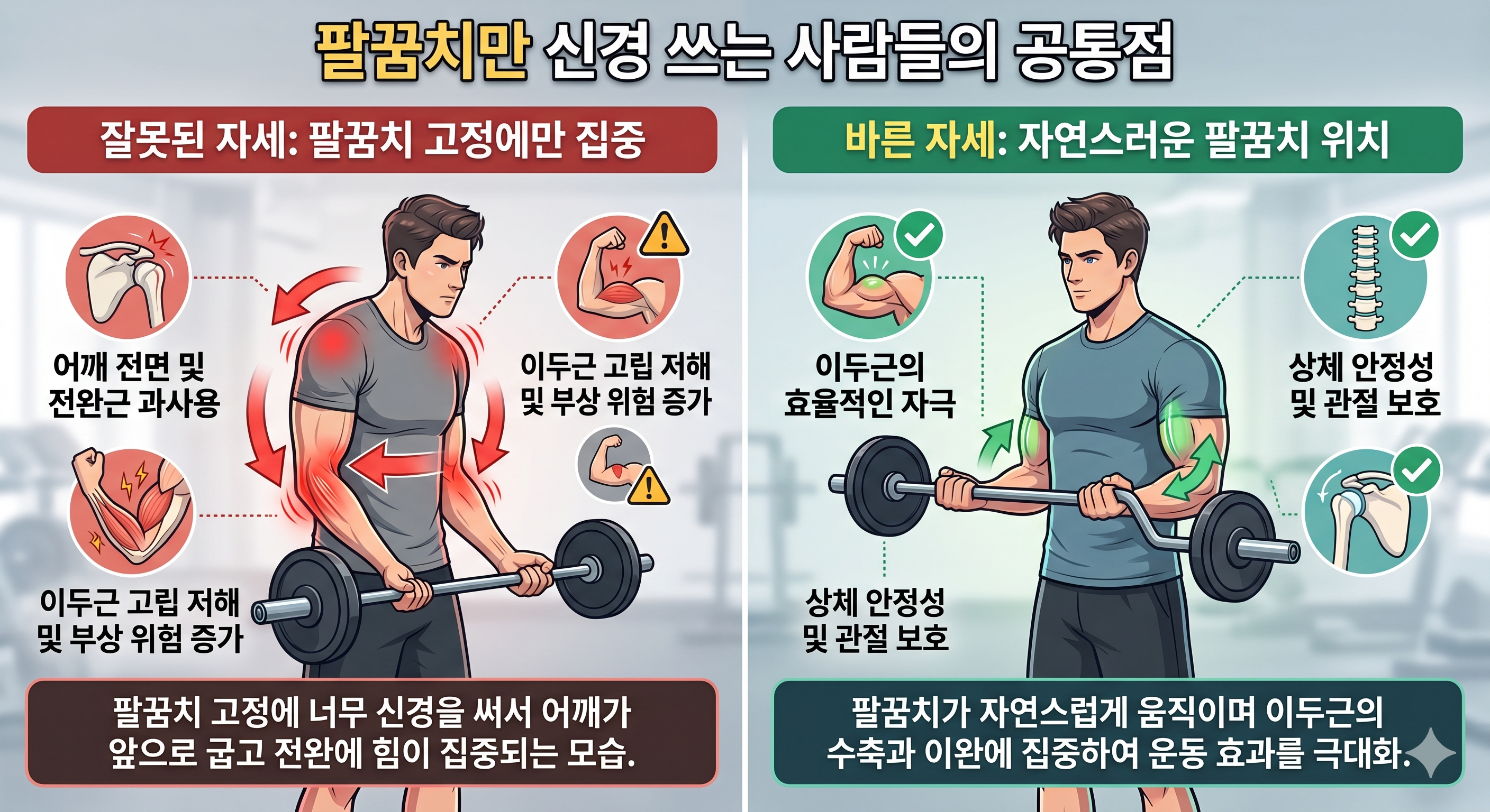팔꿈치만 신경 쓰는 사람들의 공통점