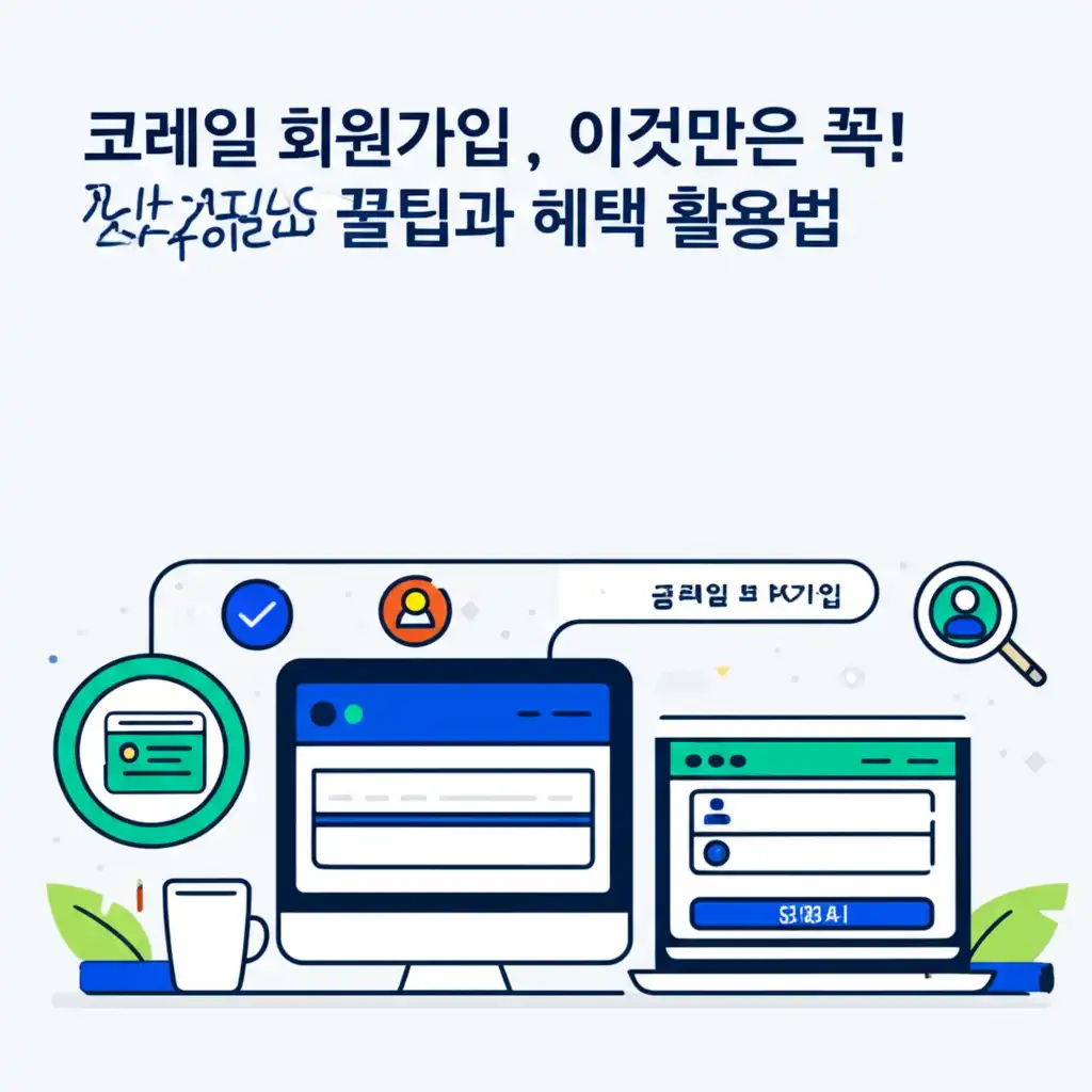 코레일 회원가입 후 활용할 수 있는 꿀팁과 혜택을 보여주는 이미지: 마일리지, 할인 아이콘