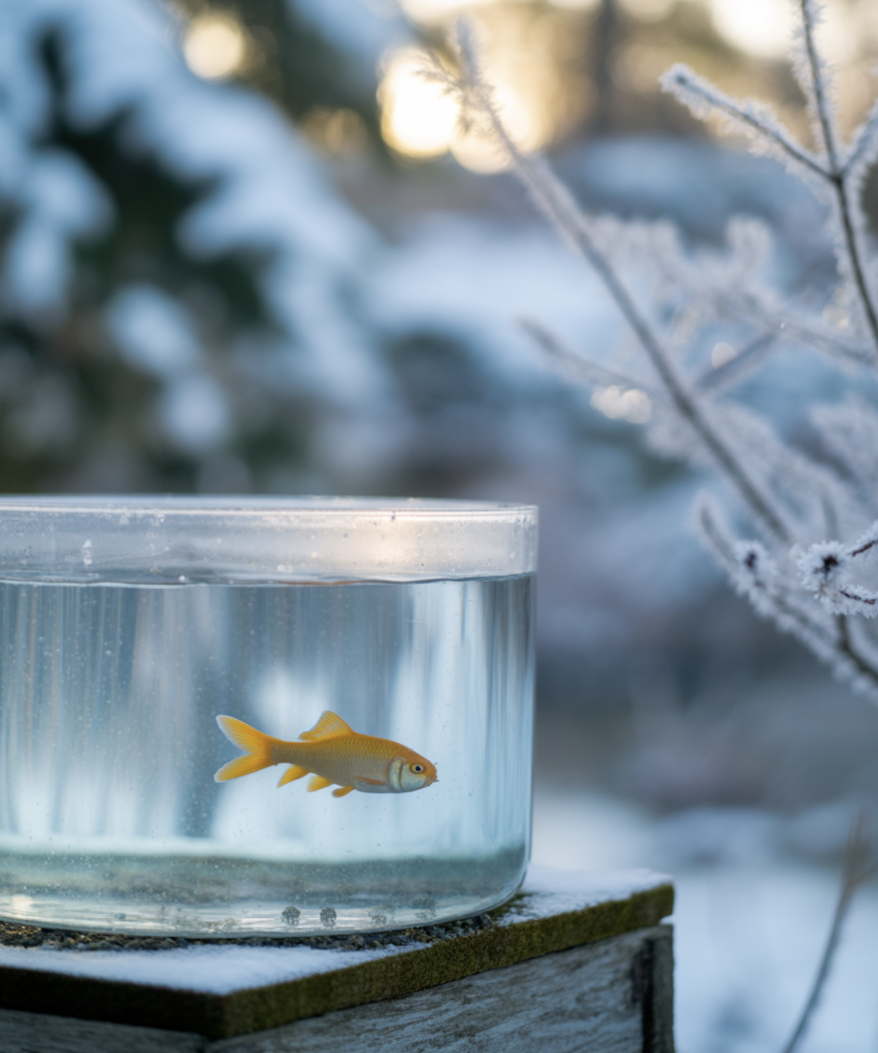 메다카 키우기의 화룡점정&amp;#44; 겨울나기