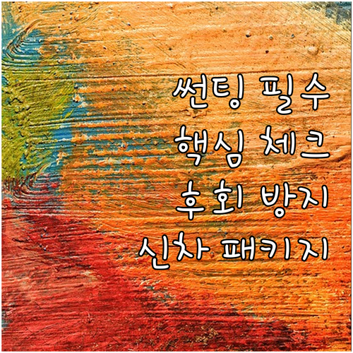 신차 패키지 썬팅, 이것만 확인하면 ..