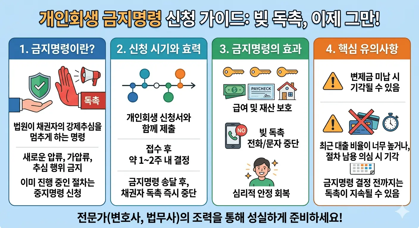 개인회생 금지명령 관련 이미지