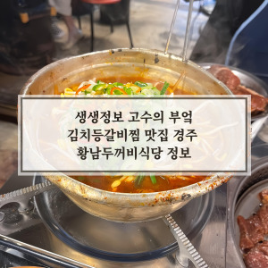 경주 황남두꺼비식당