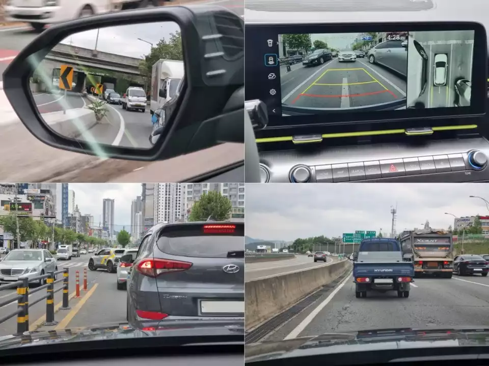 코나 하이브리드로 시승한 주요 구간을 모았습니다.