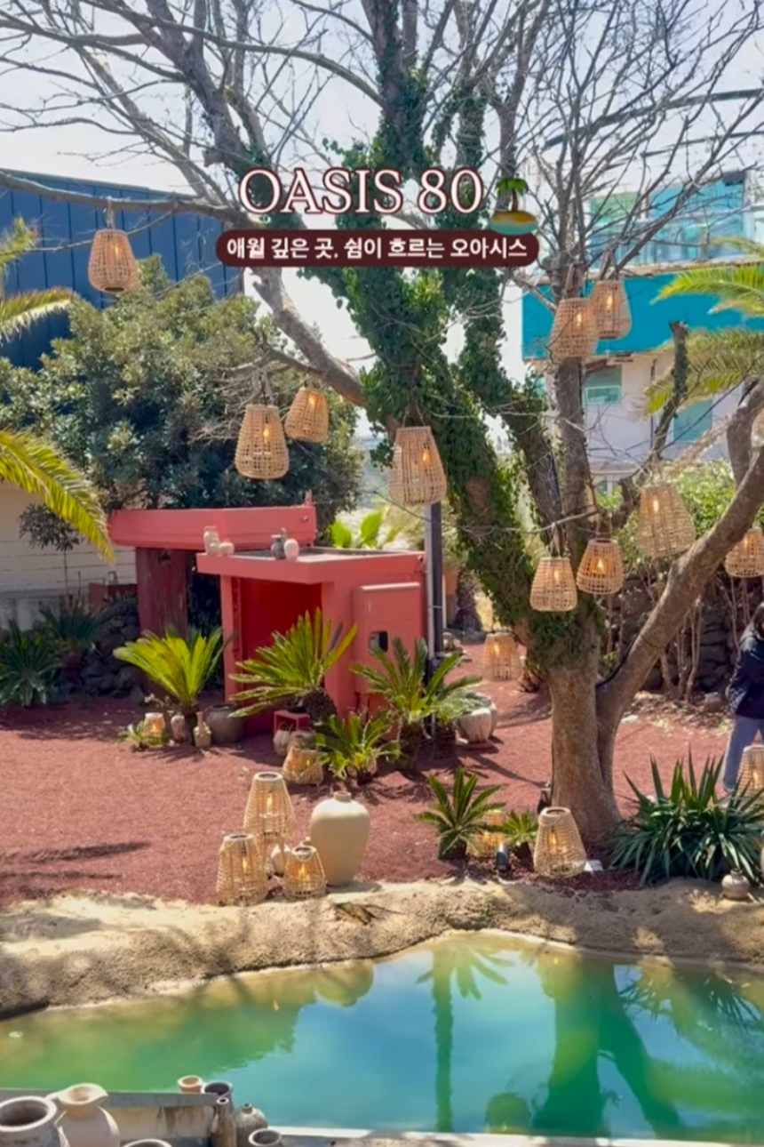 제주 애월의 새로운 힐링 스팟 이동건 카페 ‘오아시스80’ 방문후기