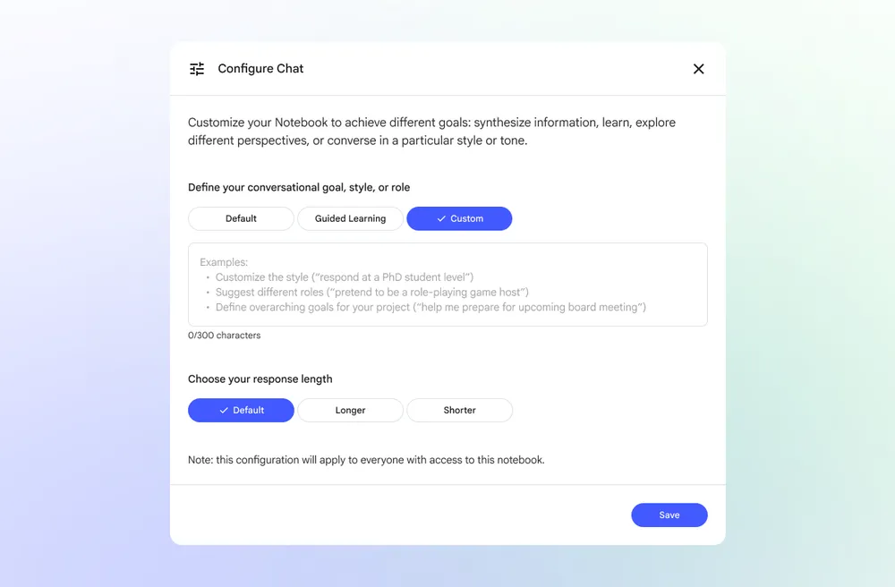 구글 NotebookLM, 제미나이 엔진 업그레이드... '맞춤형 페르소나' 탑재