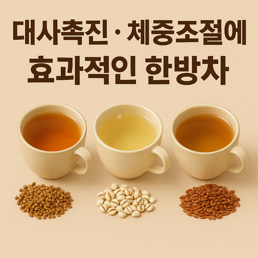 체중조절에 좋은 한방차