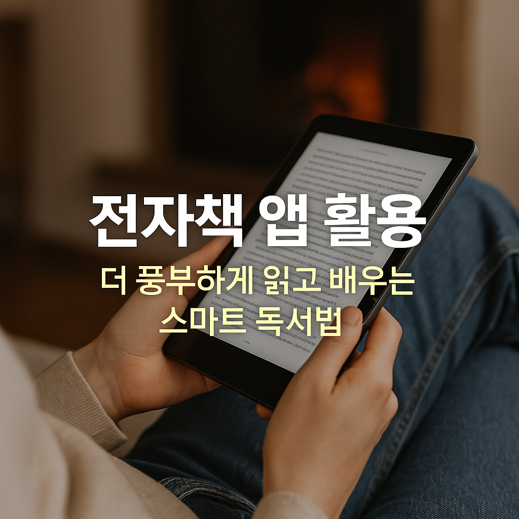 전자책 앱 활용 &ndash; 더 풍부하게 읽고 배우는 스마트 독서법