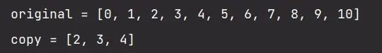 Arrays.copyOfRange 사용 결과