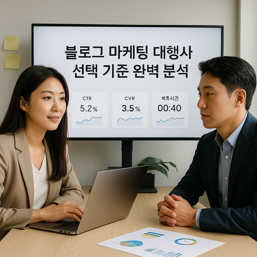 블로그 마케팅 대행사 선택 기준 완벽 분석