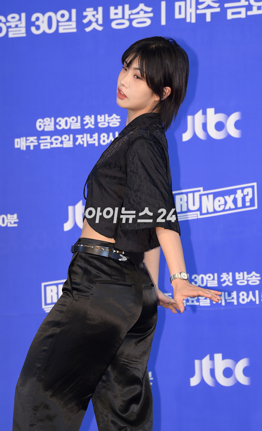 댄서 아이키가 30일 오전 서울 마포구 상암동 스탠포드호텔에서 열린 JTBC 서바이벌 프로그램 &#39;알유넥스트(R U Next?)&#39; 제작발표회에 참석하고 있다. [사진=정소희 기자]