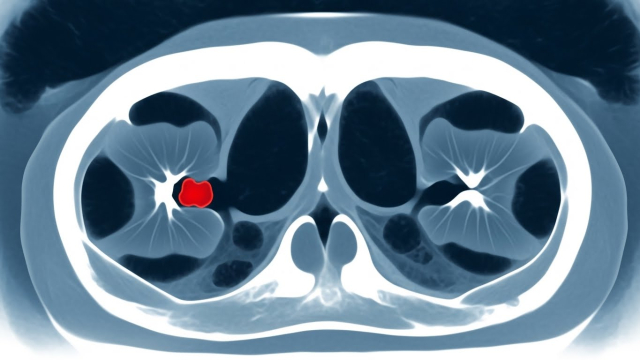 부비동암 CT에서 보이는 종양 강조도