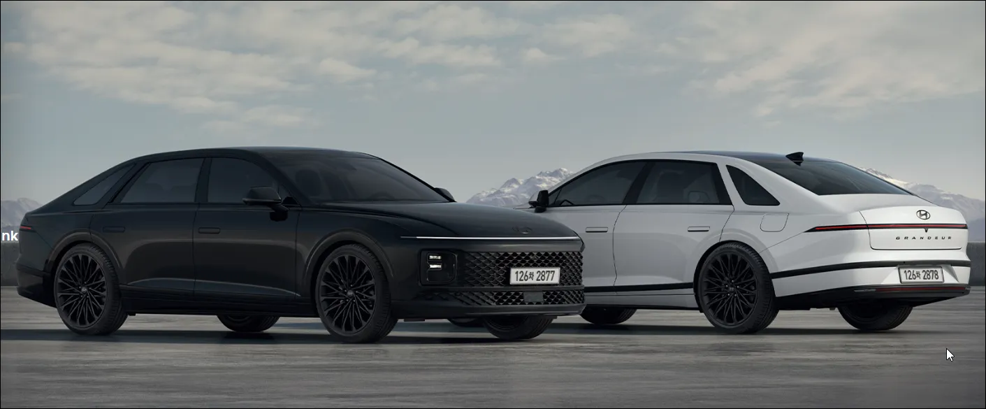 그랜저 하이브리드 블랙잉크