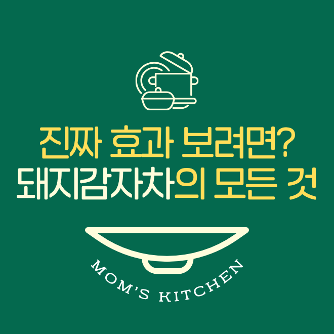 당뇨에 좋은 음식 돼지감자차