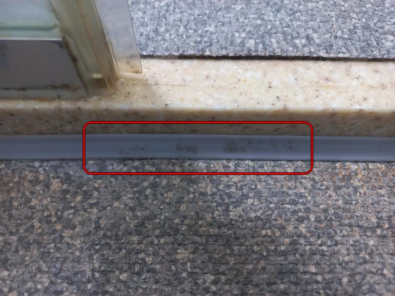 한샘 휴플로어 청소전 상태