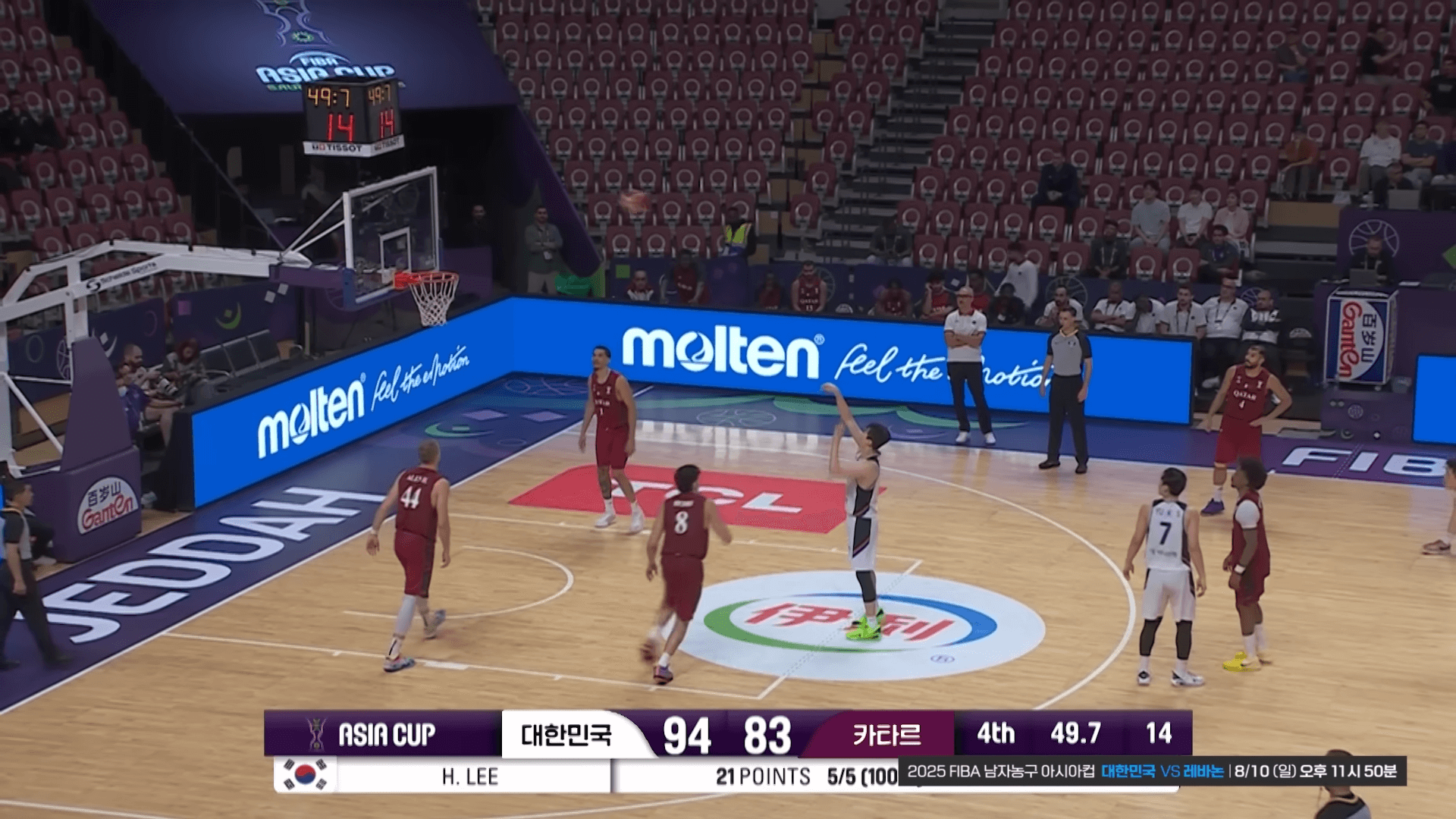 한국 FIBA 남자농구 아시안컵