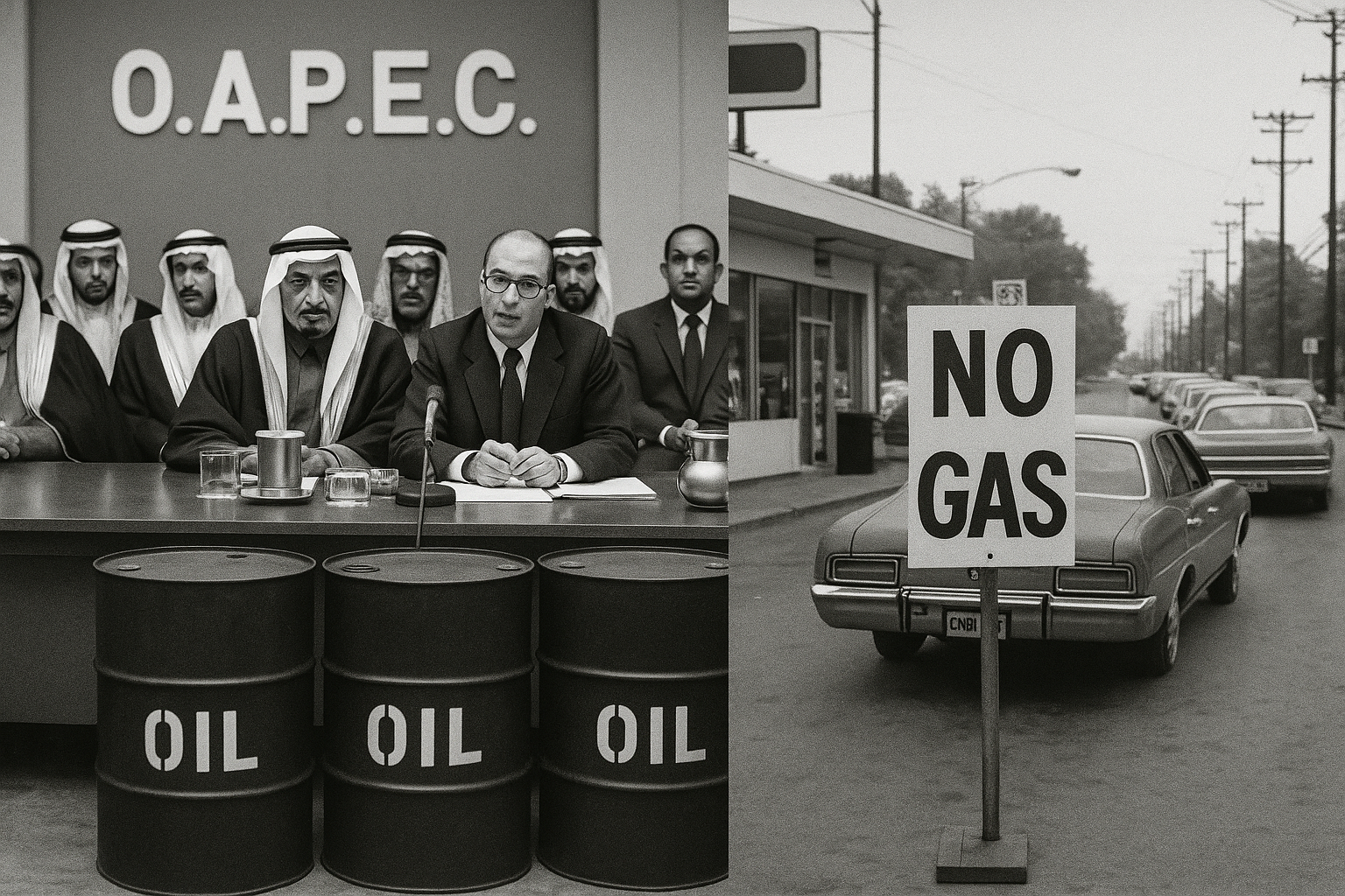 1973년 오일쇼크 관련 사진