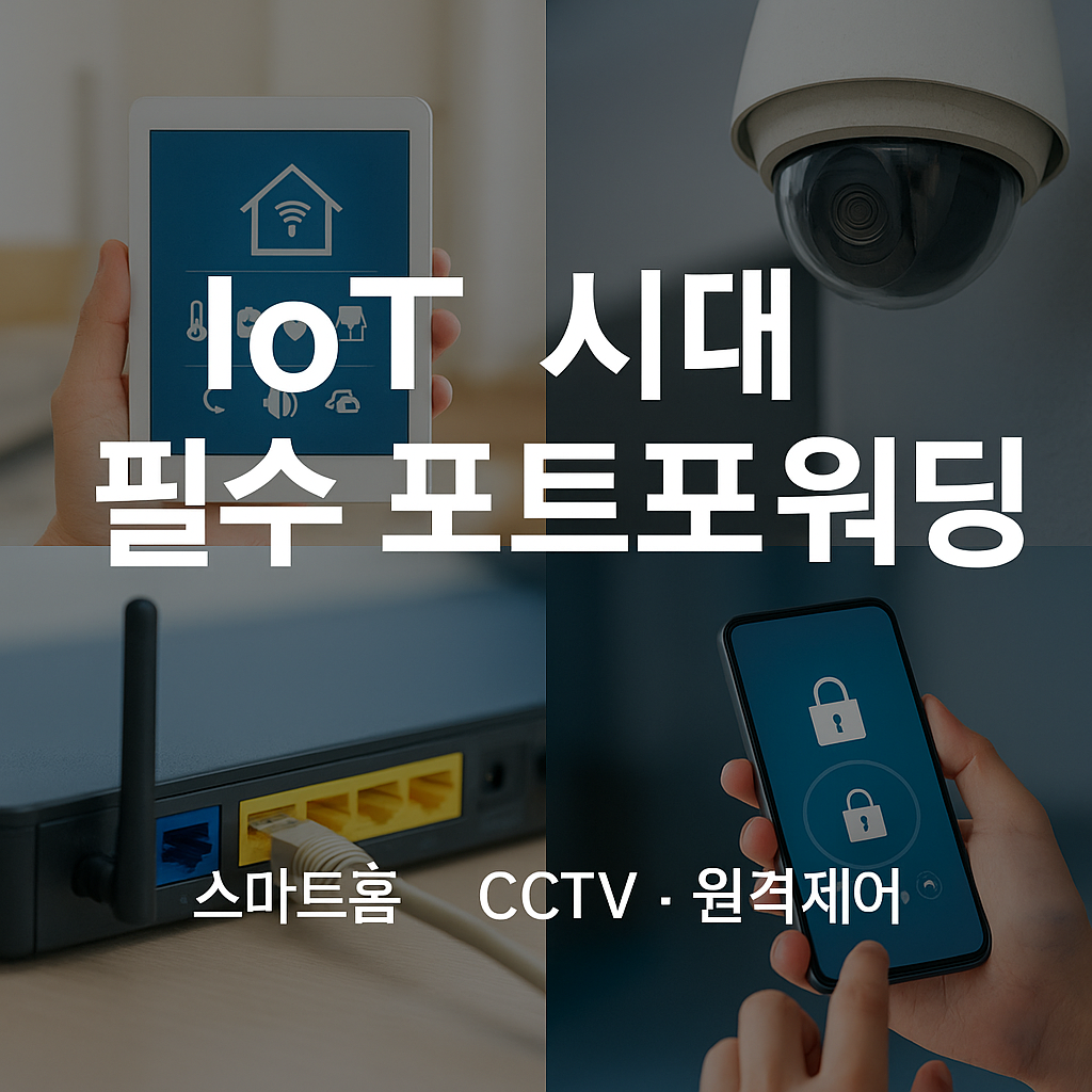 IoT 시대 필수 포트포워딩 (스마트홈, CCTV, 원격제어)