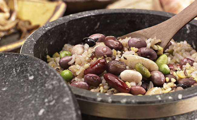 오곡밥 지어 먹기