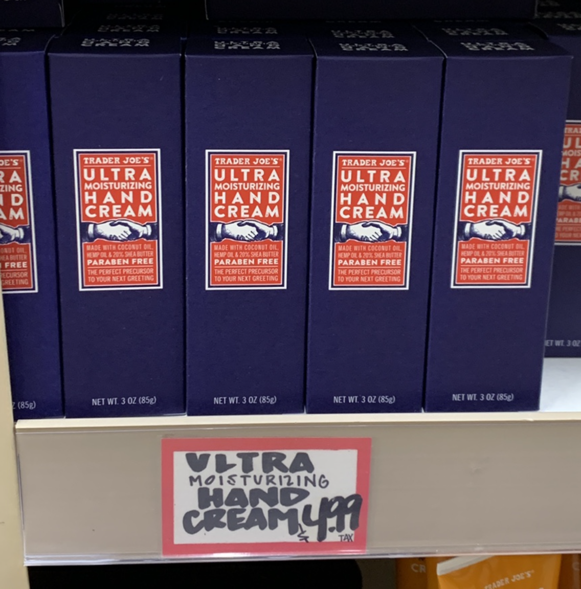 트레이더조 핸드크림