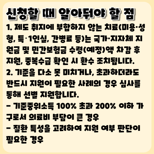 재난적의료비 지원