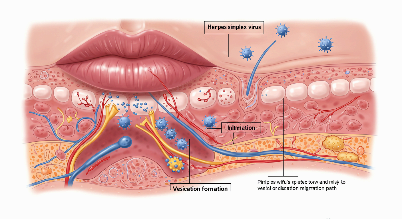 입술에 물집이 생기는 이유&amp;#44; 입술 헤르페스 빨리 없애는방법 7가지 (+바이러스 치료법)
