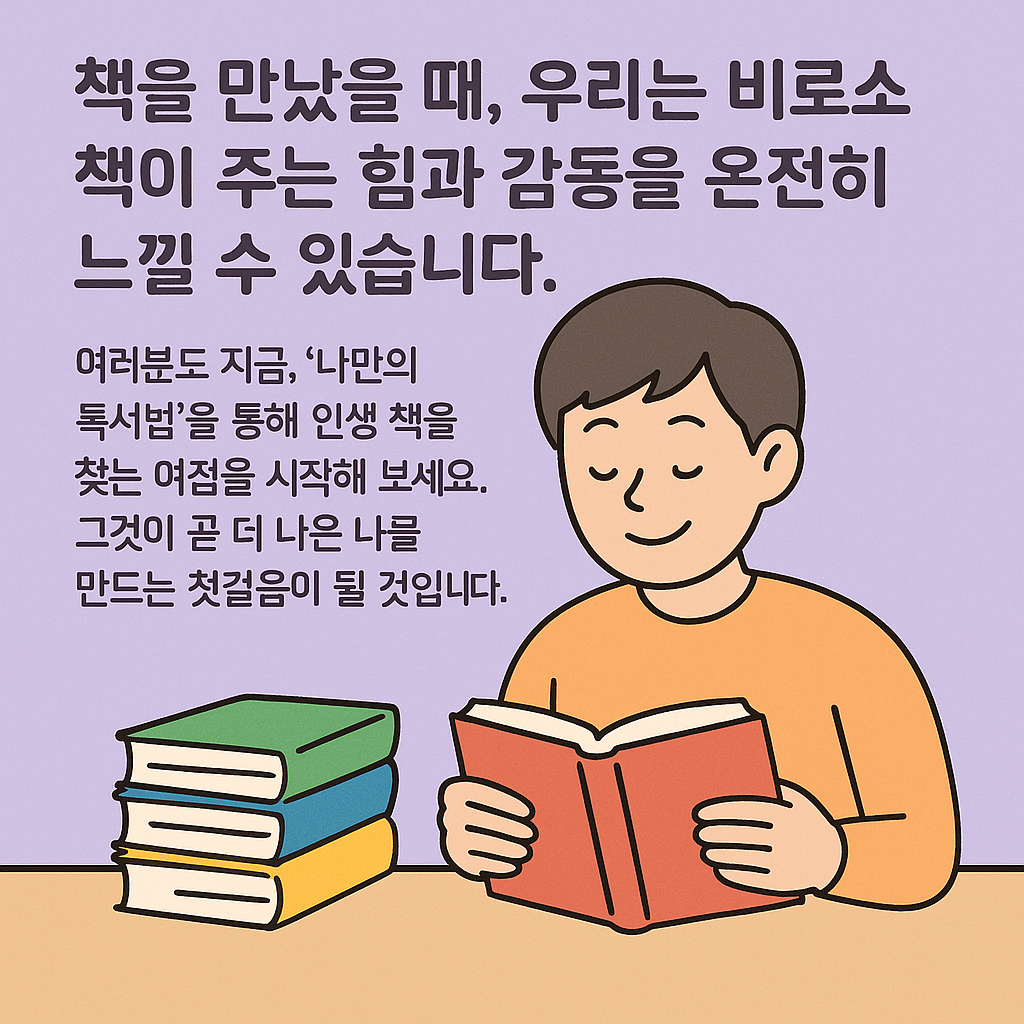 인생 책을 찾는 나만의 독서법