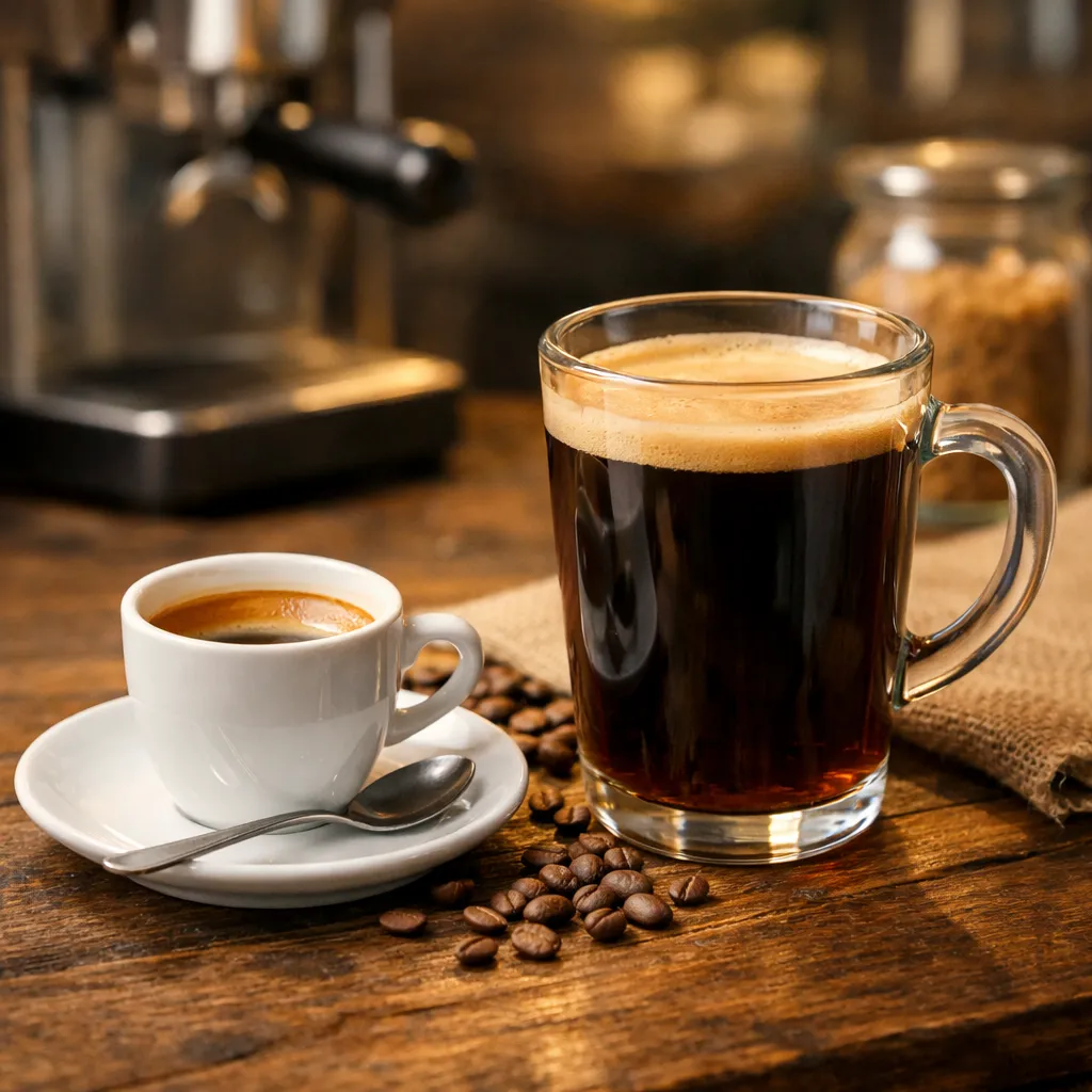 아메리카노와 에스프레소 차이 (추출 방식, 카페인 함량, 음용 시간)