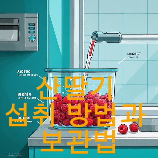 산딸기 섭취 방법과 보관법