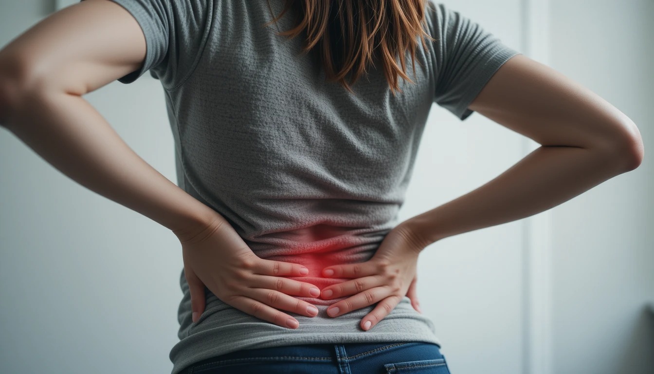 허리디스크로 고통을 호소하는 사람