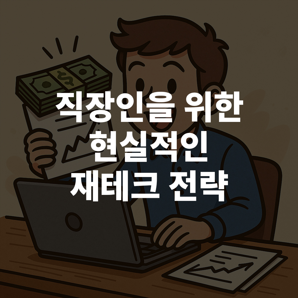 직장인을 위한 현실적인 재테크 전략 5가지