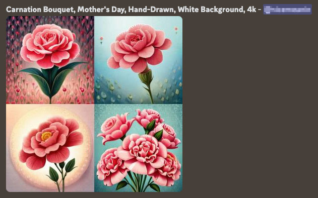 카네이션 그리기 결과 2