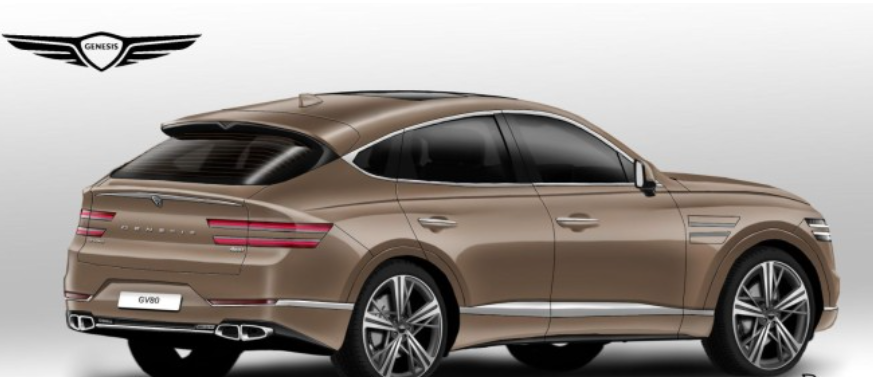 제네시스 GV80 페이스 리프트 2024예상 도면 이미지