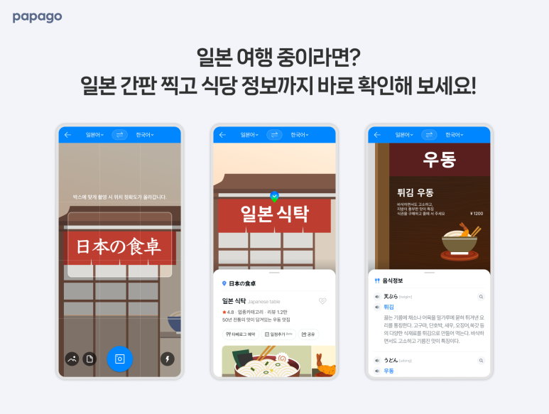 네이버 파파고 번역 파파고 이미지 검색 AI 브리핑