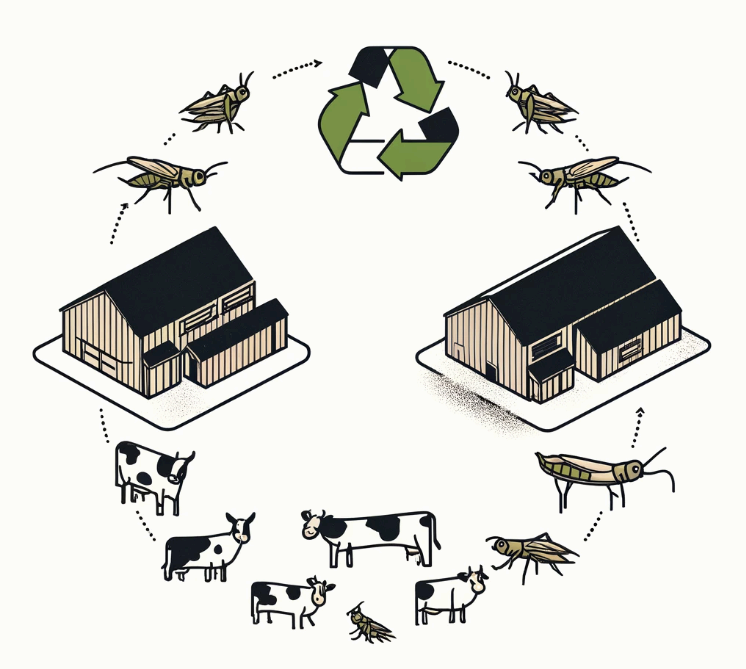 곤충 단백질이 전통 축산업과 공존할 수 있는 방법