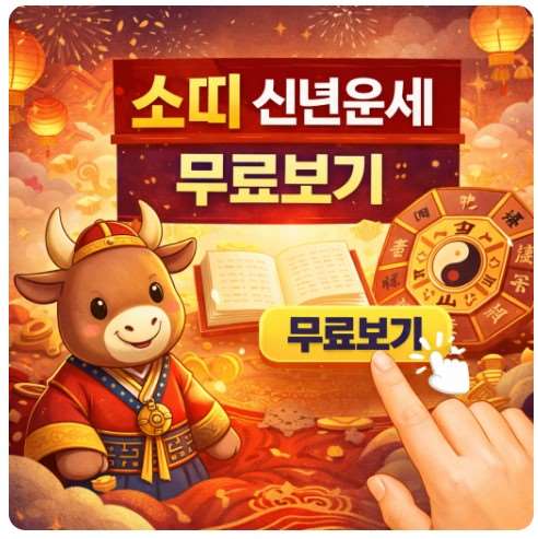 2026년 소띠 신년운세 무료보기