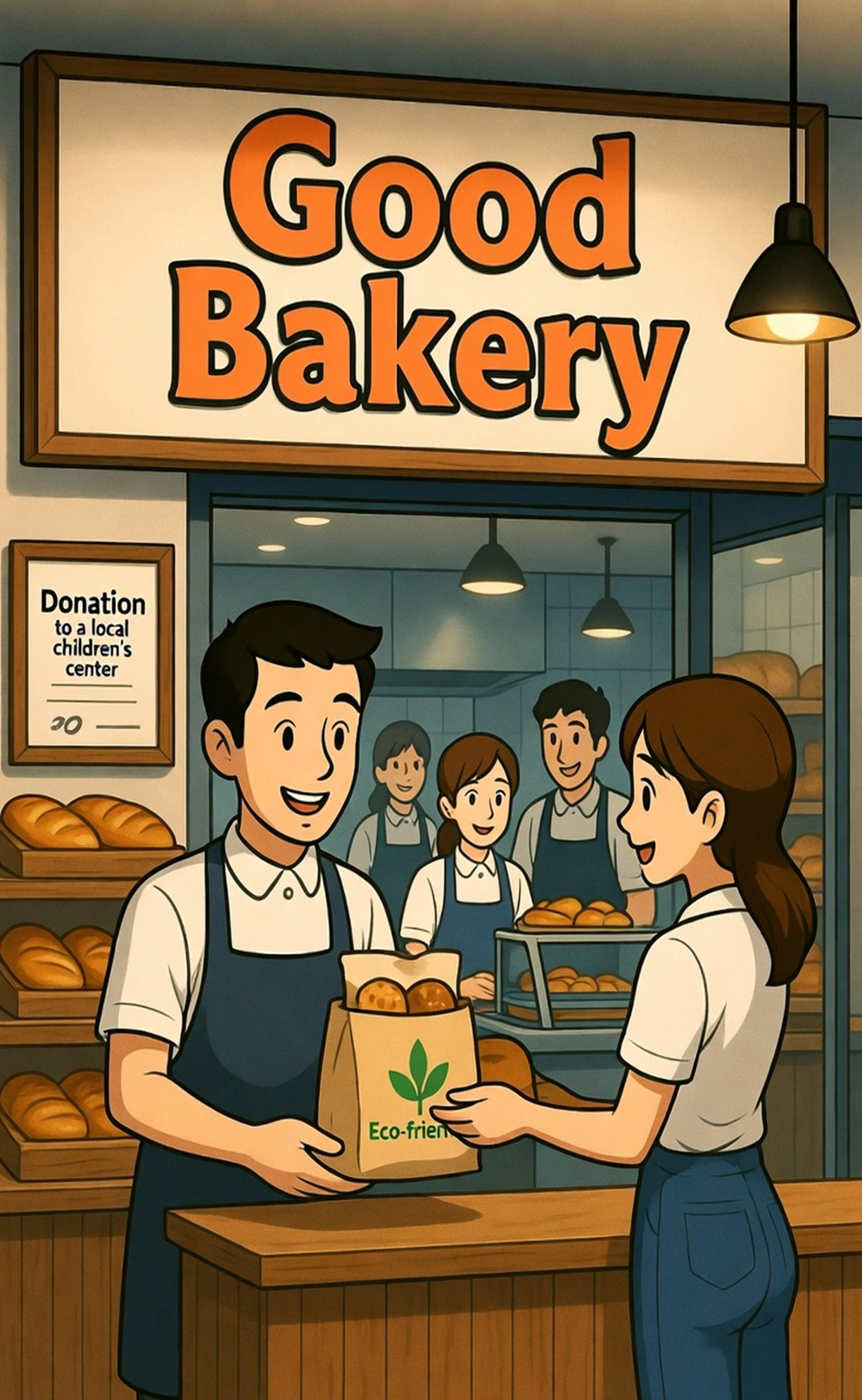 친환경 기업에 투자하는 투자자 이미지 – 착한 기업 투자 생활속경영전략