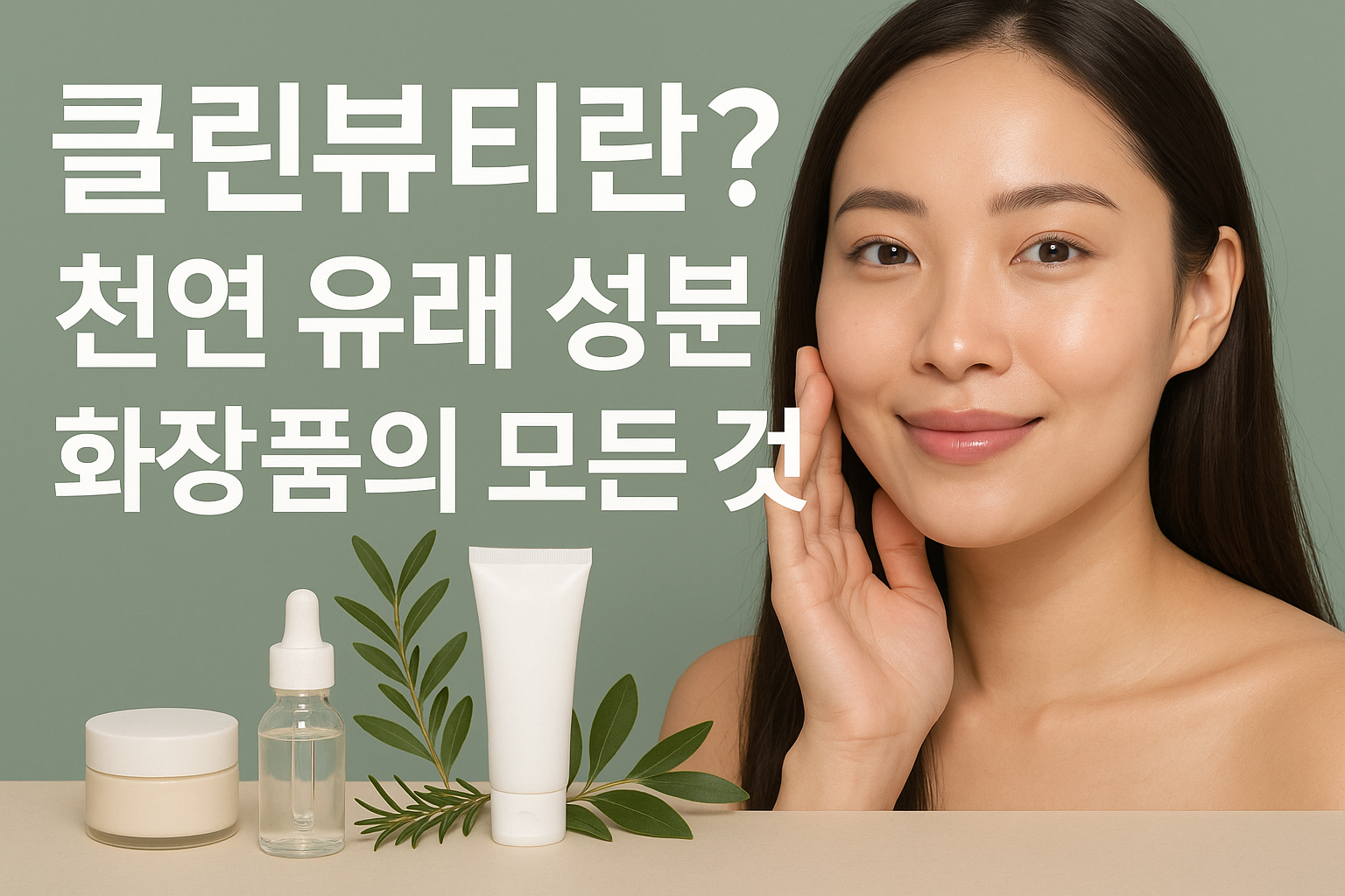 천연 유래 성분 화장품