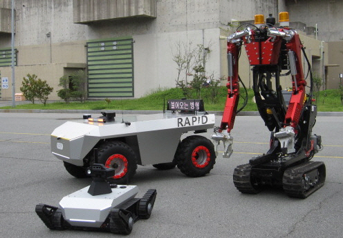 방재 로봇 3총사 RAPID, TRAM, ARMStrong