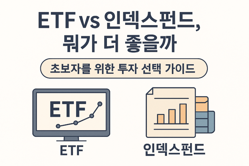 ETF vs 인덱스펀드, 뭐가 더 좋을까? 인포그래픽